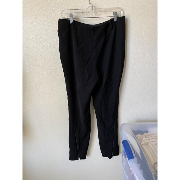 Giorgio Armani Black Trouser Tapered Dress Pants - Picture 4 of 8
